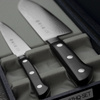 Tojiro Classic Damascus Zestaw Nóż Santoku 17 cm + uniwersalny 12 cm