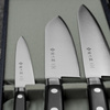 Tojiro Classic Zestaw Nóż Uniwersalny 12 cm + Santoku 17 cm + Szefa kuchni 21 cm