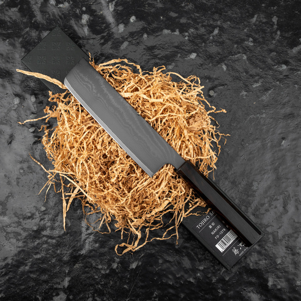 Tojiro Sakuya Black VG-10 Damascus Nóż Nakiri 16,5 cm