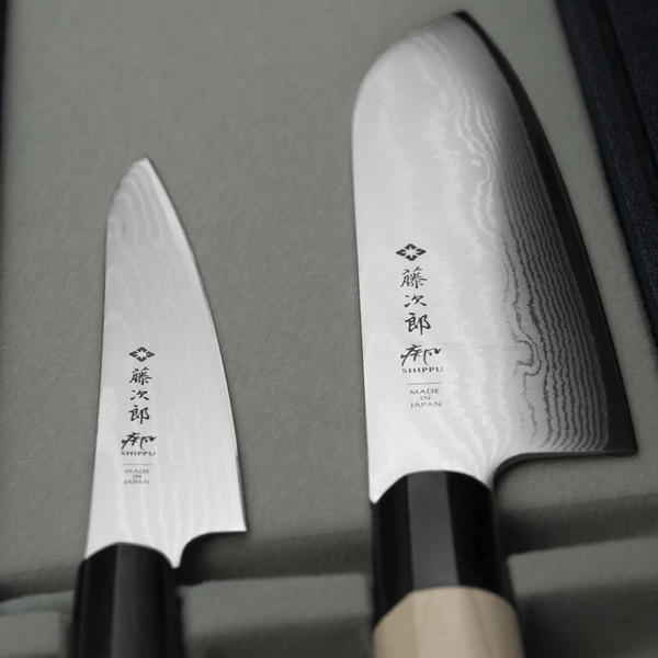 Tojiro Shippu Zestaw Nóż Santoku 16,5 cm + uniwersalny 13 cm