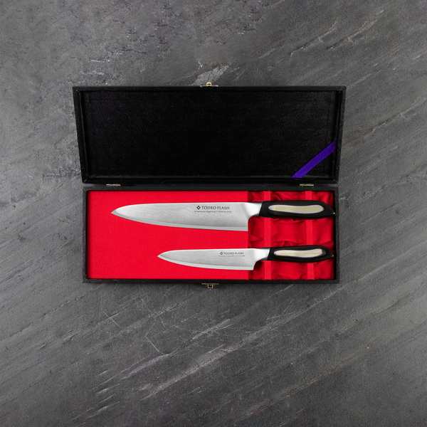 Tojiro Flash Zestaw Nóż szefa 21 cm + uniwersalny 15 cm