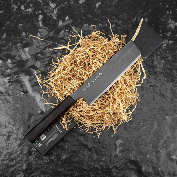 Tojiro Sakuya Black VG-10 Damascus Nóż Nakiri 16,5 cm